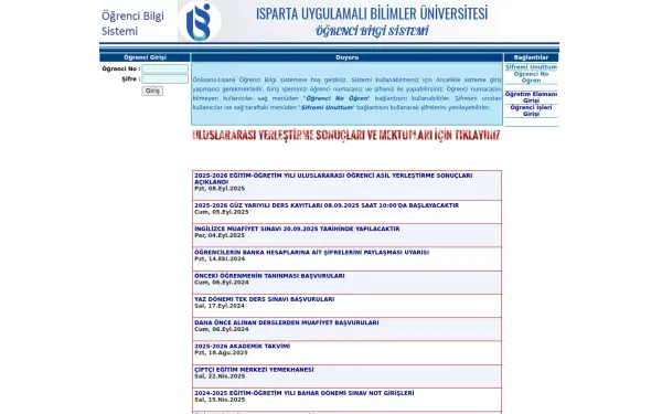 obs.isparta.edu.tr