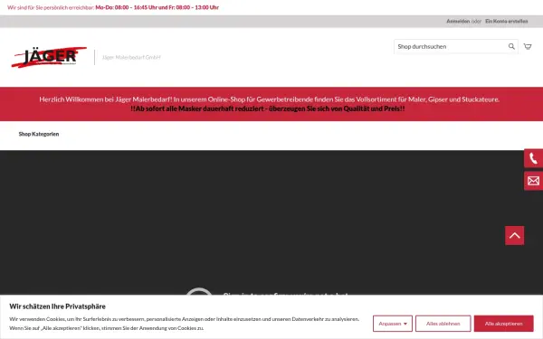 www.malereinkauf.de