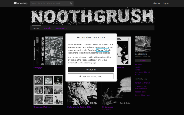 noothgrush.bandcamp.com