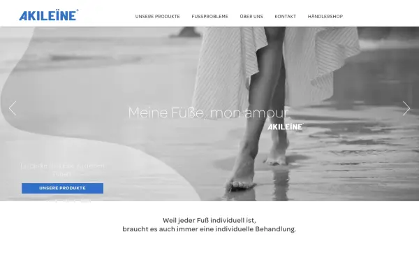 www.akileine.de