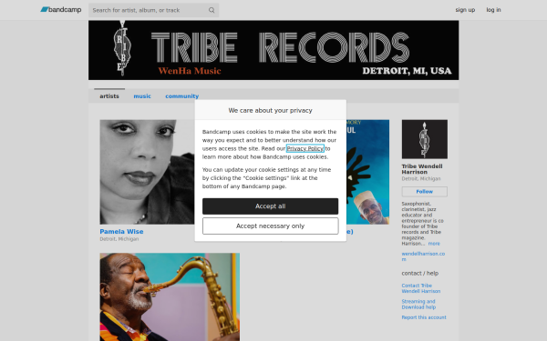 tribewendellharrison.bandcamp.com