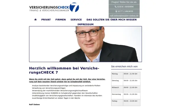 www.versicherungsmakler-sieben.de