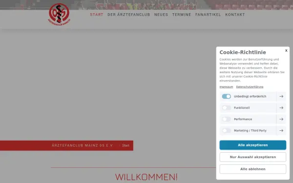 www.aerztefanclub.de