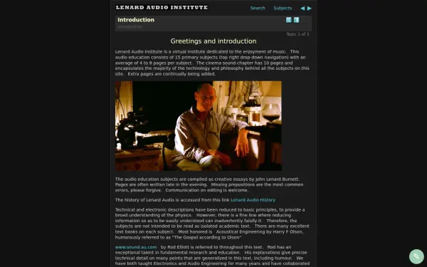 education.lenardaudio.com