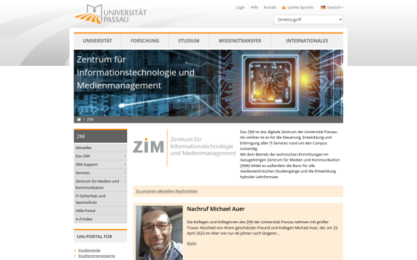 www.zim.uni-passau.de