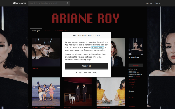 arianeroy.bandcamp.com