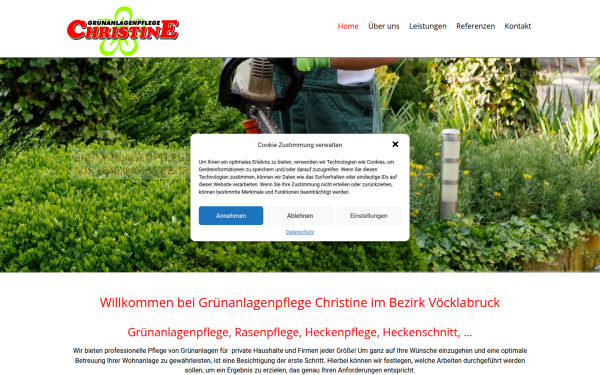 www.gruenanlagenpflege-christine.at