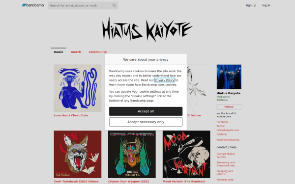 hiatuskaiyote.bandcamp.com