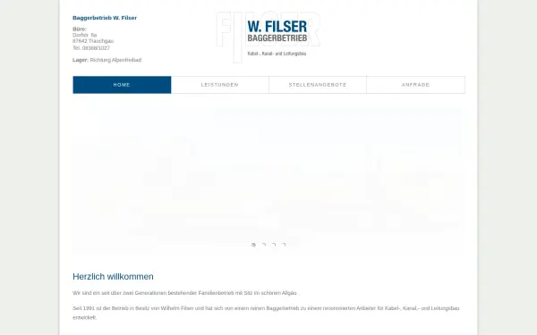 baggerbetrieb-filser.de