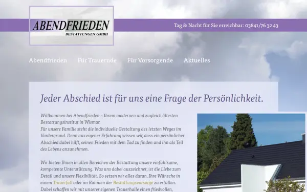 www.abendfrieden-gmbh.de