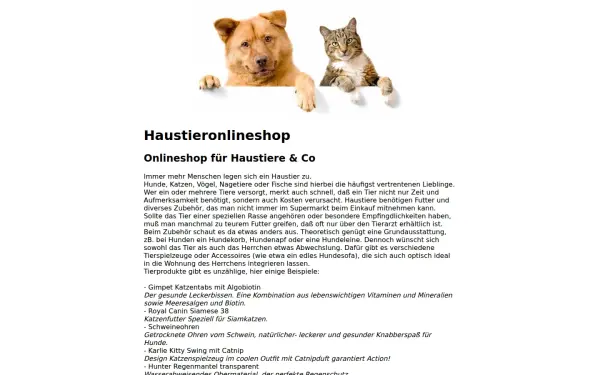 haustieronlineshop.de