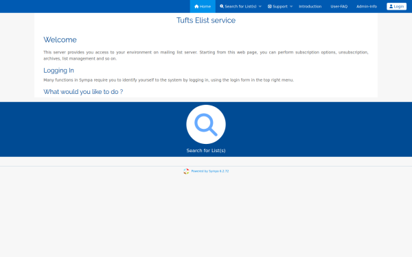 elist.tufts.edu