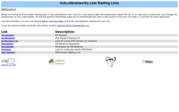 lists.si6networks.com