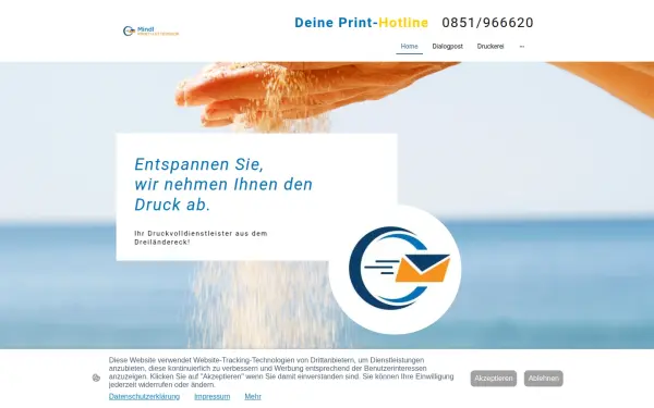 www.druckereimindl.de