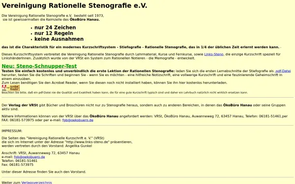 links-steno.de