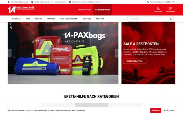 www.1a-medizintechnik.de