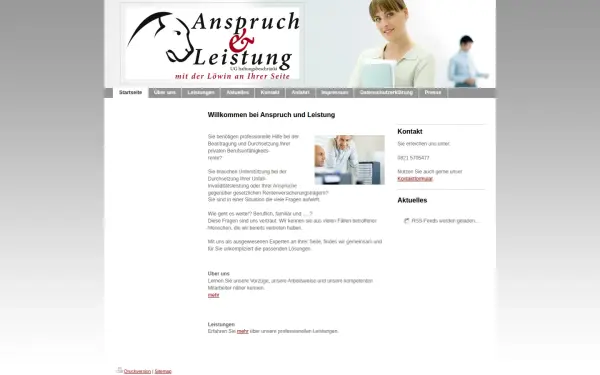 www.anspruchundleistung.de