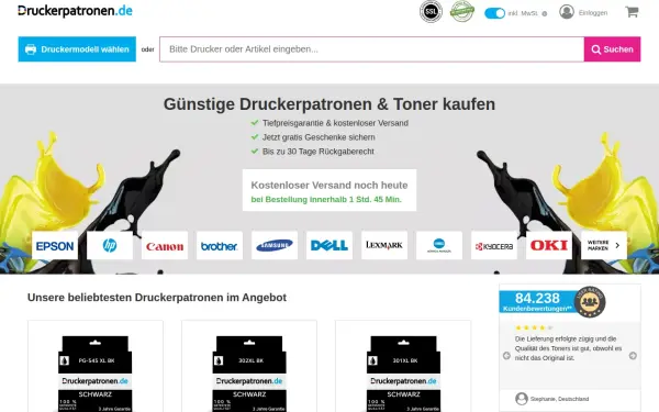 www.druckerpatronen.de