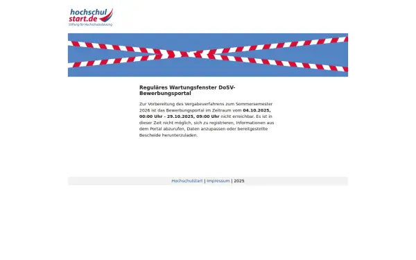 wartung-bw.hochschulstart.de