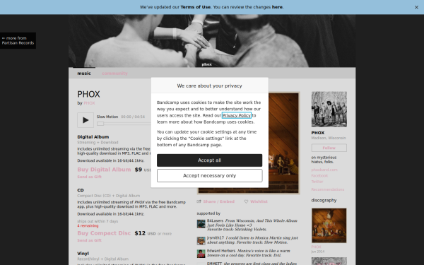 phoxband.bandcamp.com