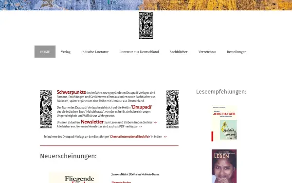 www.draupadi-verlag.de