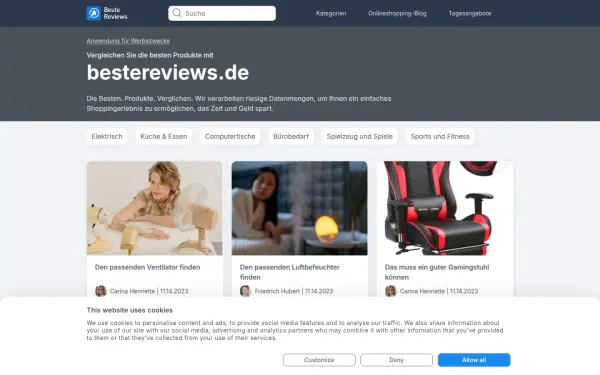 www.bestereviews.de