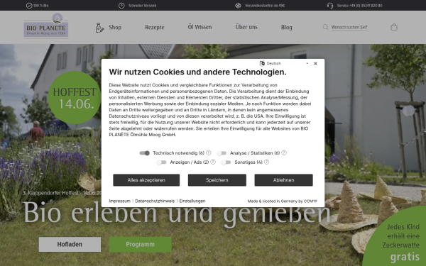 www.bioplanete.de