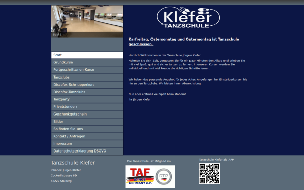 www.tanzschule.klefer.de