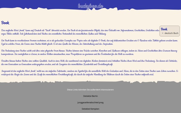 www.buckyboo.de