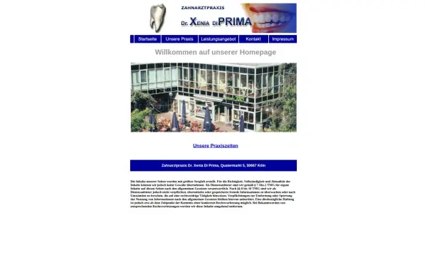 www.zahnarztpraxis-diprima.de