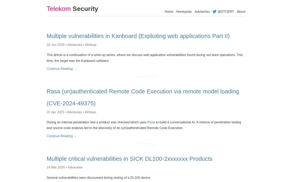 github.security.telekom.com