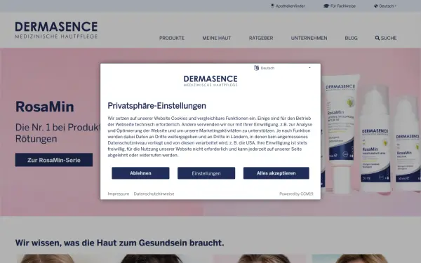 www.dermasence.de