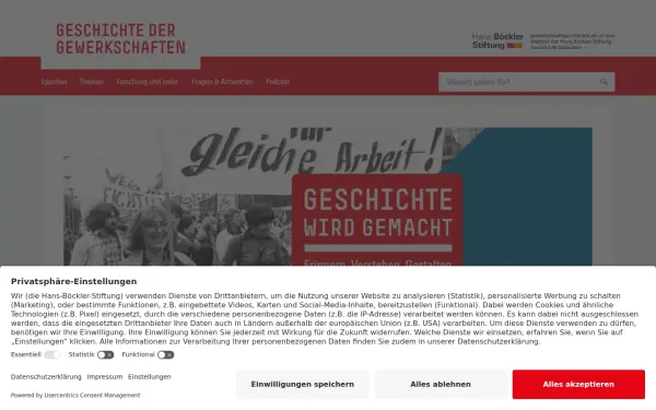 www.gewerkschaftsgeschichte.de