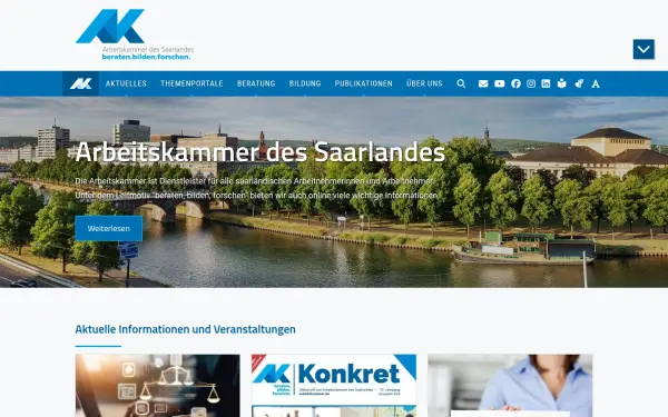 www.arbeitskammer.de