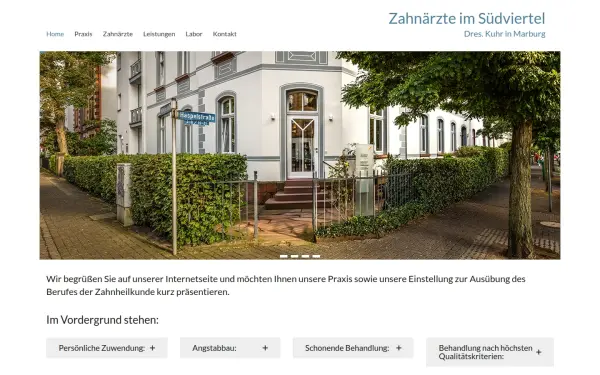 zahnarztpraxis-kuhr.de