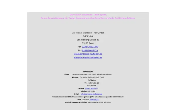 www.der-kleine-taufladen.de