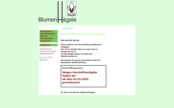 blumenhaegele.de