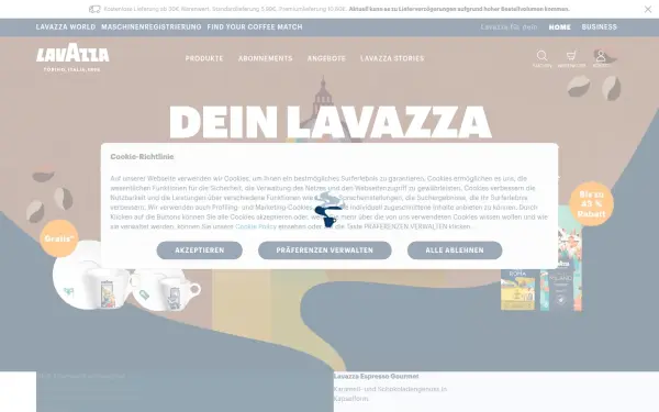 www.lavazza.de
