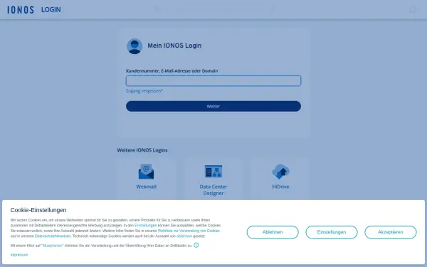 login.ionos.de