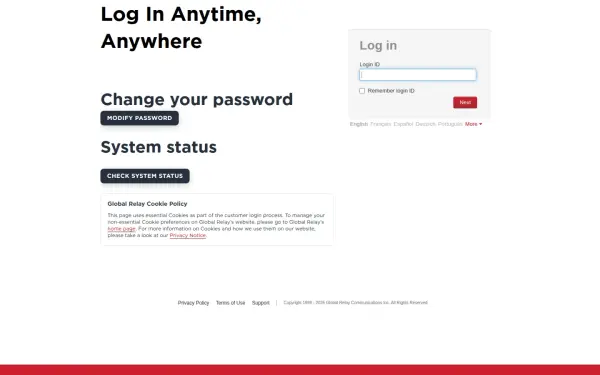compliance.login.globalrelay.com