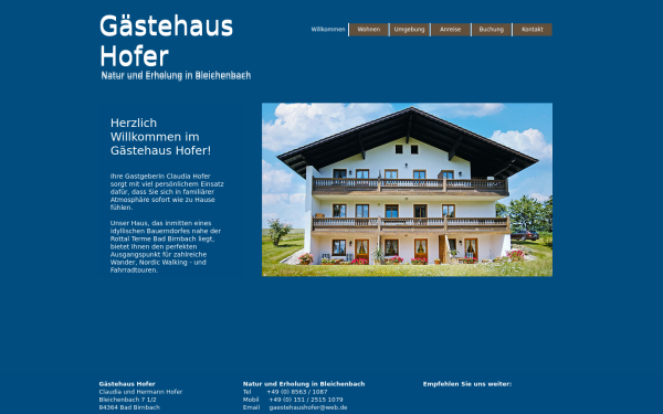 gaestehaushofer.de