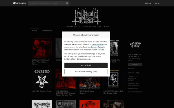 coldbreathofsilence.bandcamp.com
