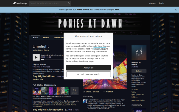 poniesatdawn.bandcamp.com
