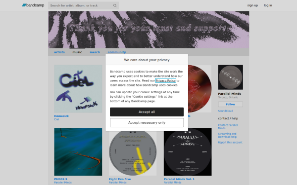 weareparallelminds.bandcamp.com
