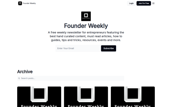 www.founderweekly.com