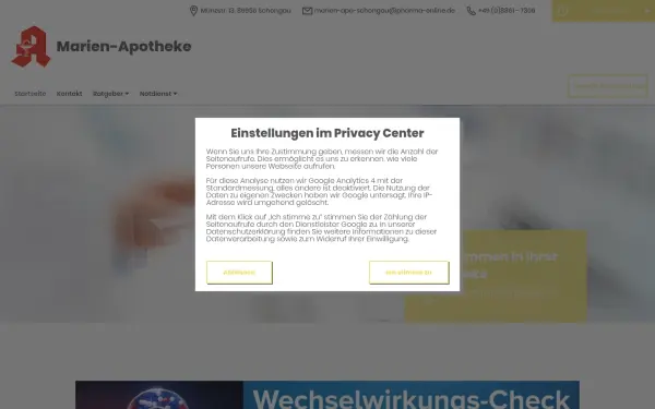 www.marien-apotheke-schongau-app.de