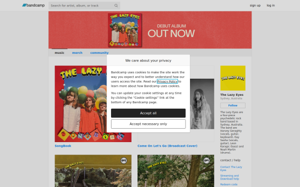 thelazyeyes.bandcamp.com