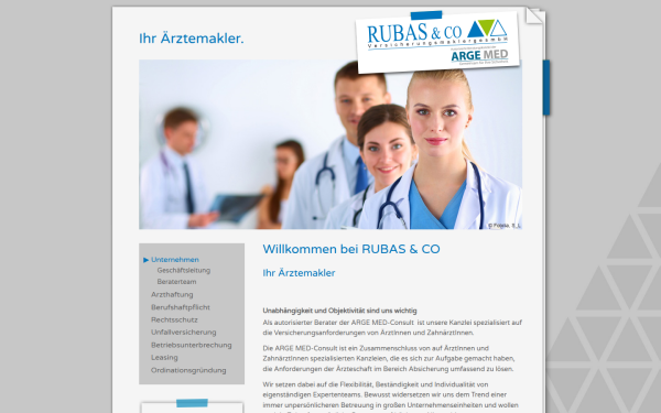 www.rubas-aerztemakler.at