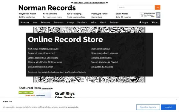 www.normanrecords.com