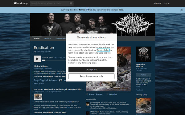 eatenbysharks.bandcamp.com